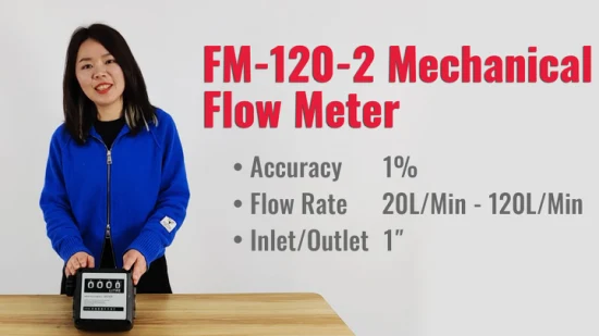  1インチタービン機械式ディーゼルメーター。 ガソリン消費量用デジタル燃料流量計