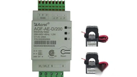 Acrel Agf-Ae-D/200 ANSI UL RS485 Sunspec DIN レール太陽エネルギーメーター、太陽光発電監視システム用